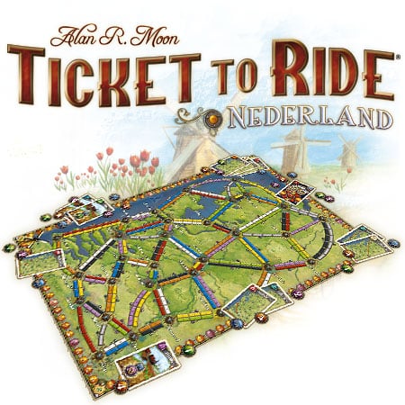 Ticket to Ride Nederland board